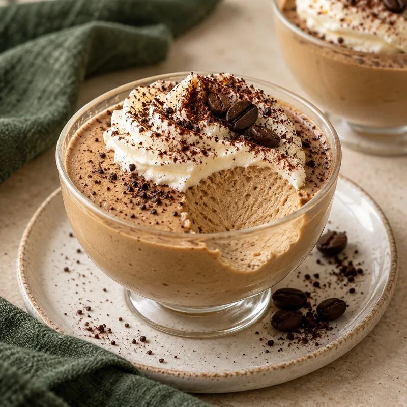 Ilustración de Mousse de café