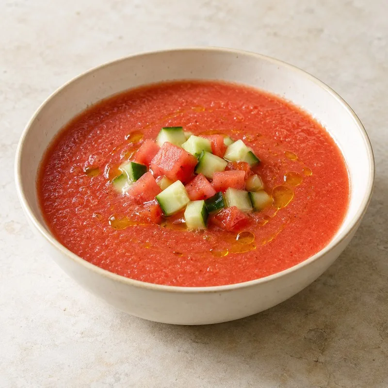 Ilustración de Gazpacho de sandía