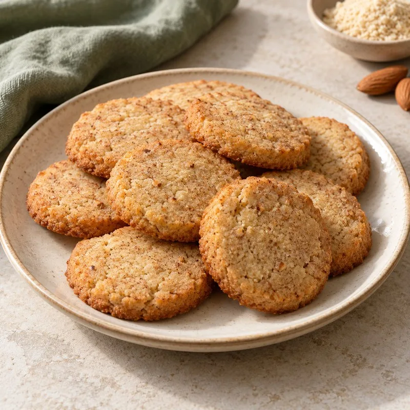 Ilustración de Galletas de almendra y canela