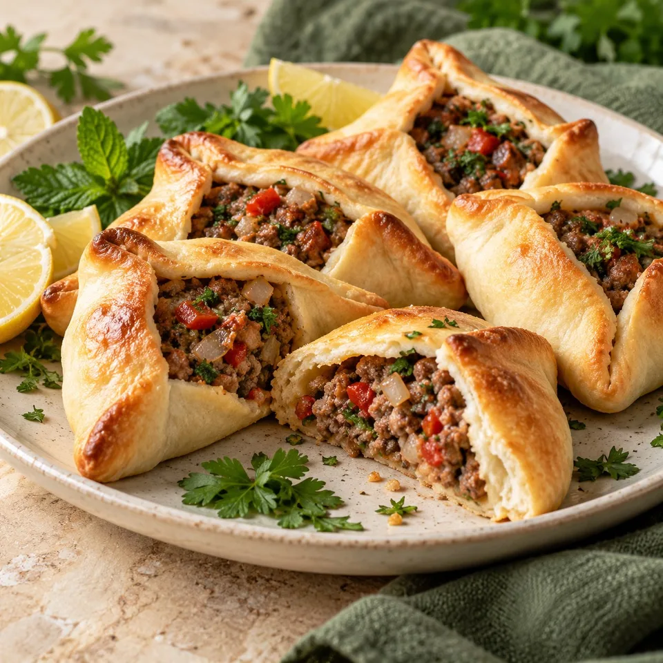 Ilustración de Empanadas árabes o fatay
