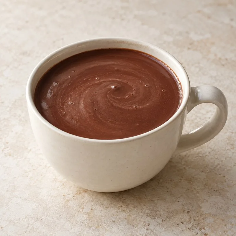 Ilustración de Chocolate caliente a la taza
