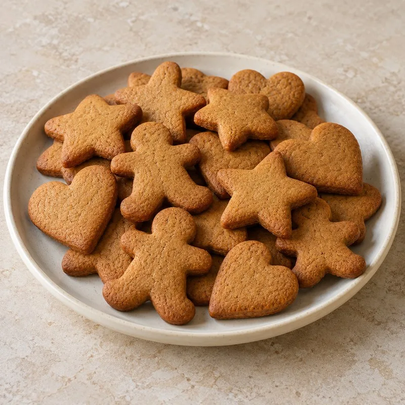 Ilustración de Galletas especiadas de jengibre