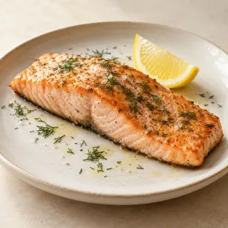 Ilustración de Salmón al limón