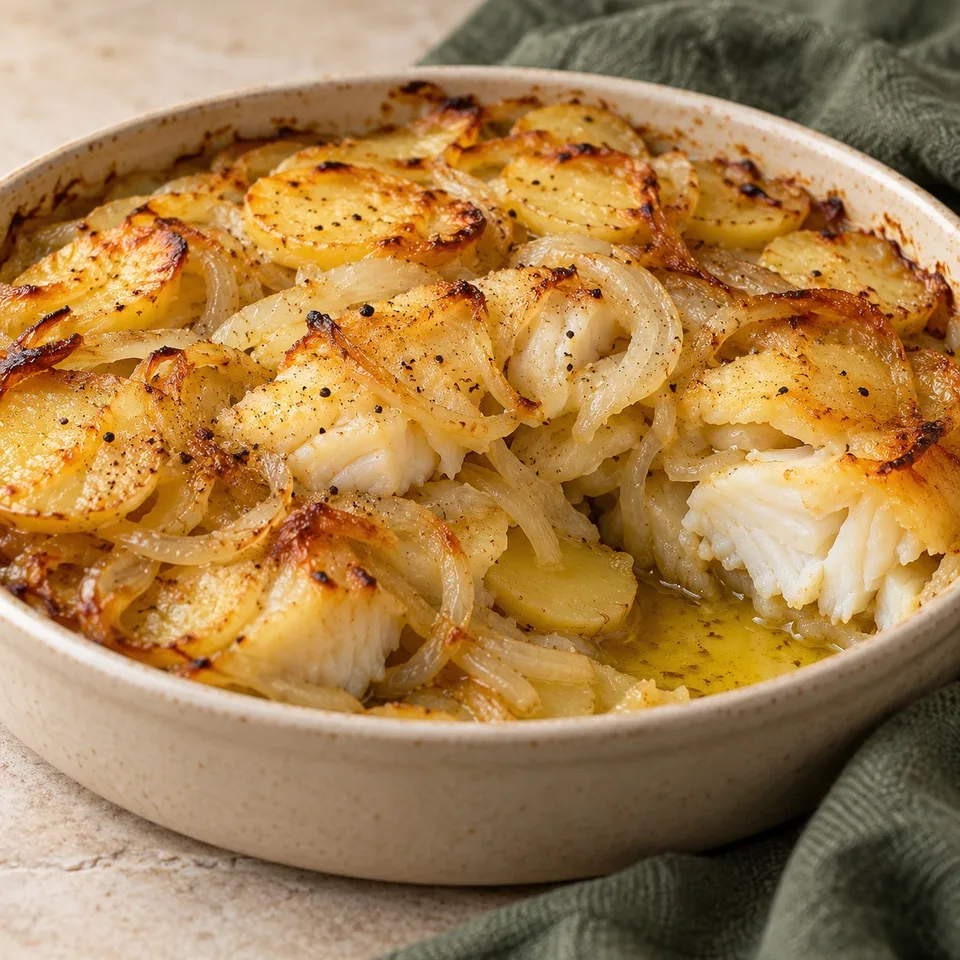 Ilustración de Bacalao a la portuguesa