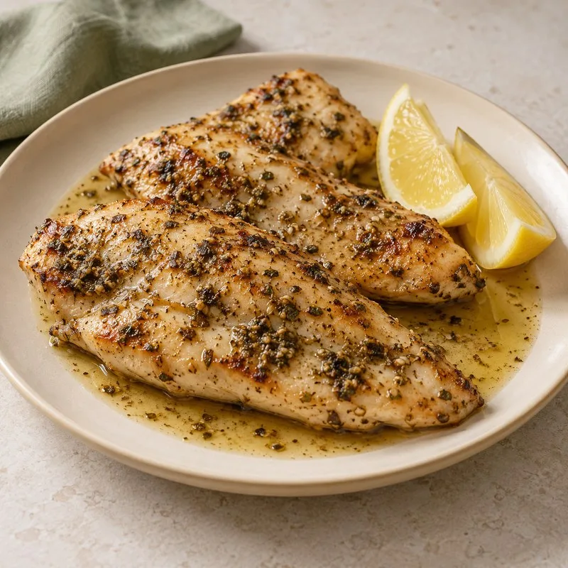 Ilustración de Pollo con zaatar y limón