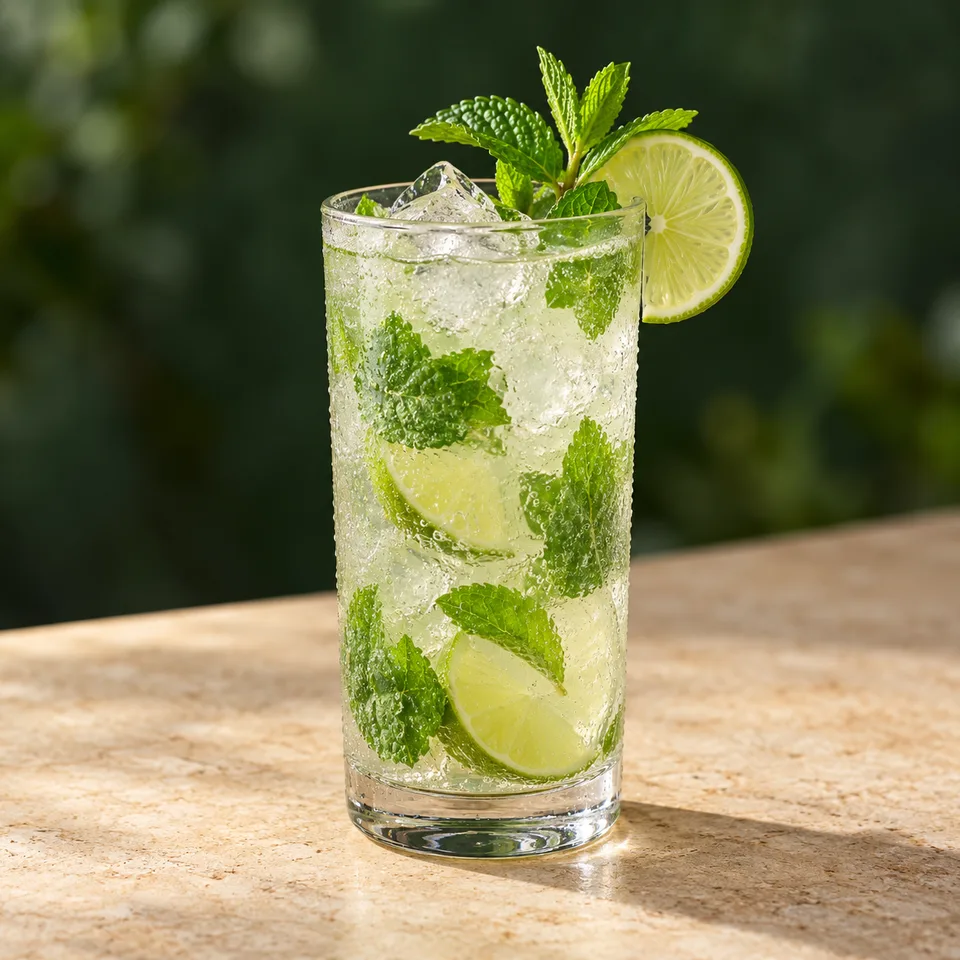 Ilustración de Mojito sin alcohol