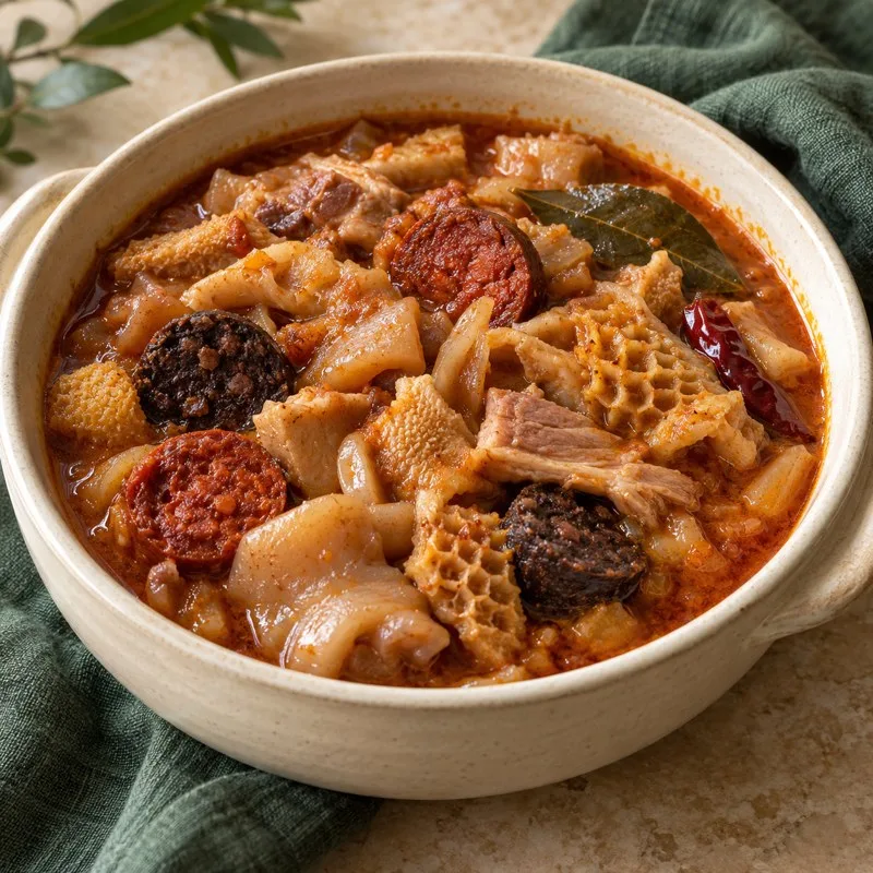 Ilustración de Callos asturianos o a la moda de oviedo