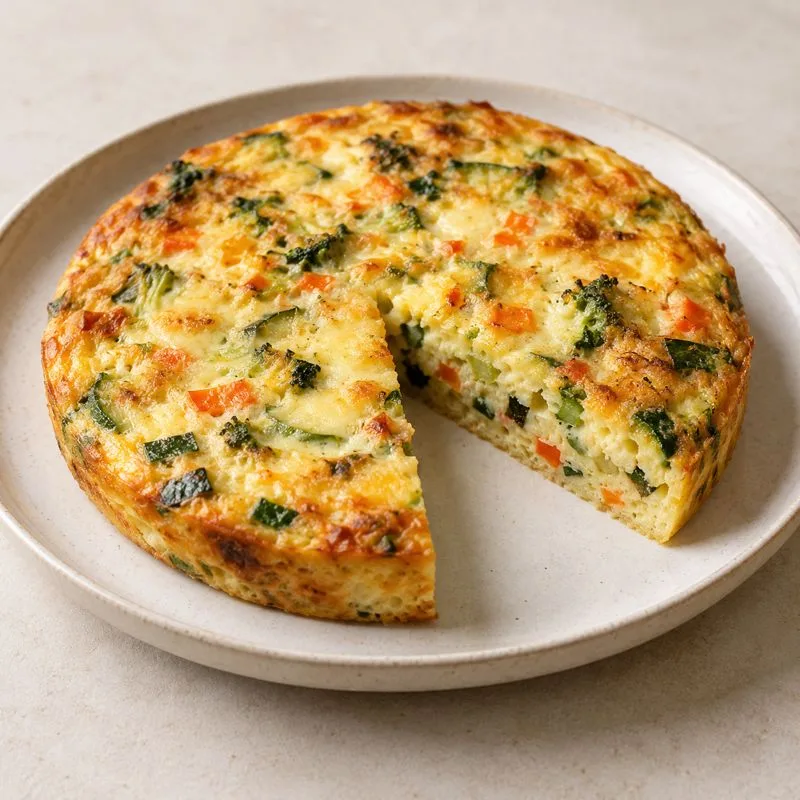 Ilustración de Frittata de verduras