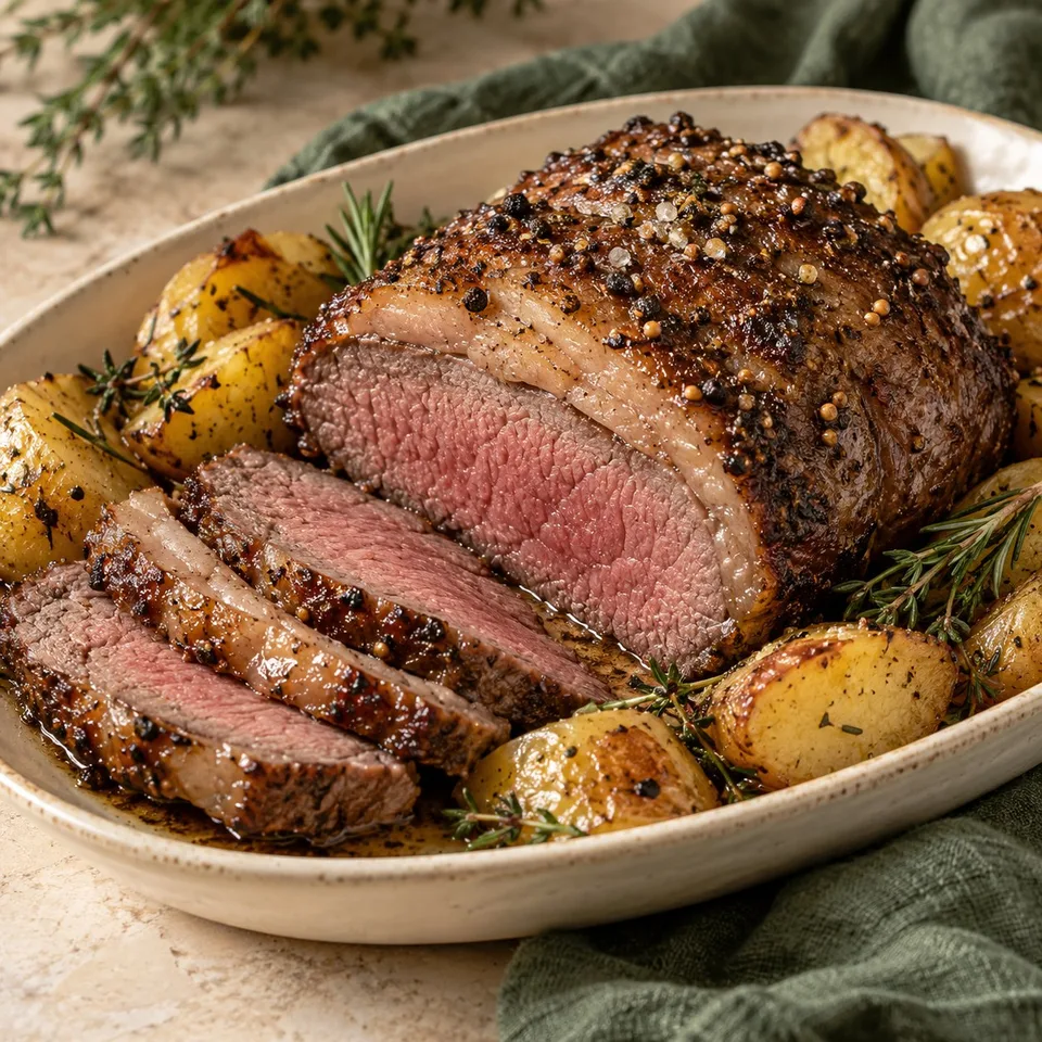 Ilustración de Picaña de ternera al horno
