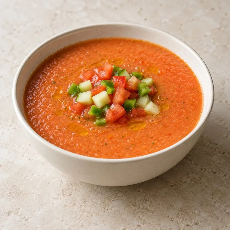 Ilustración de Gazpacho suave