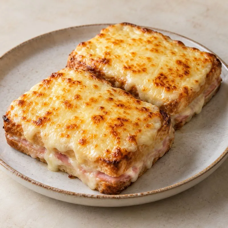 Ilustración de Croque monsieur sencillo