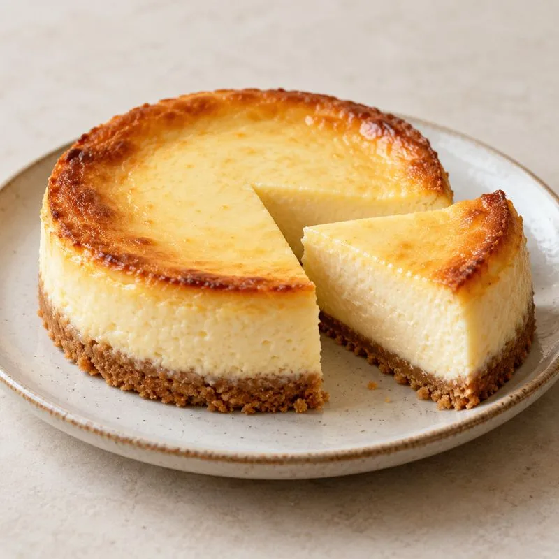 Ilustración de Tarta de queso pequeña