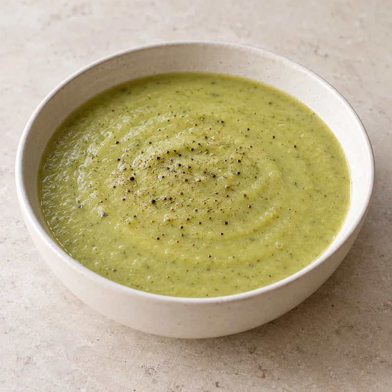 Ilustración de Crema de lechuga y patata