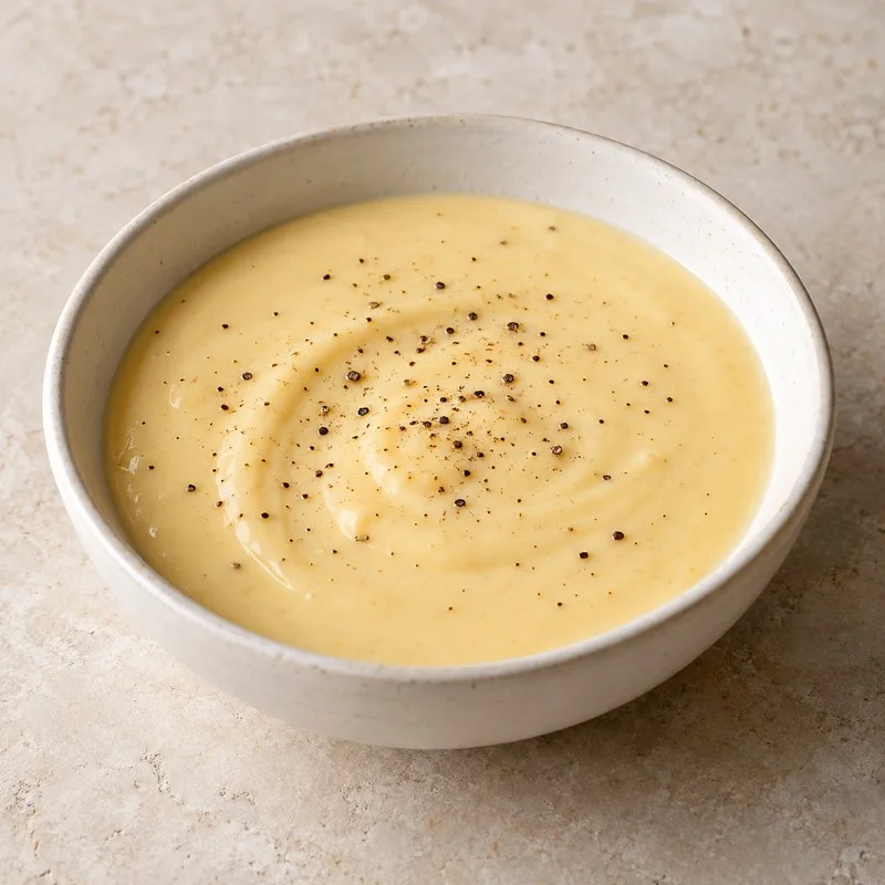 Ilustración de Salsa de queso Edam