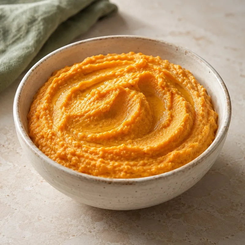 Ilustración de Untable de zanahoria y tahini