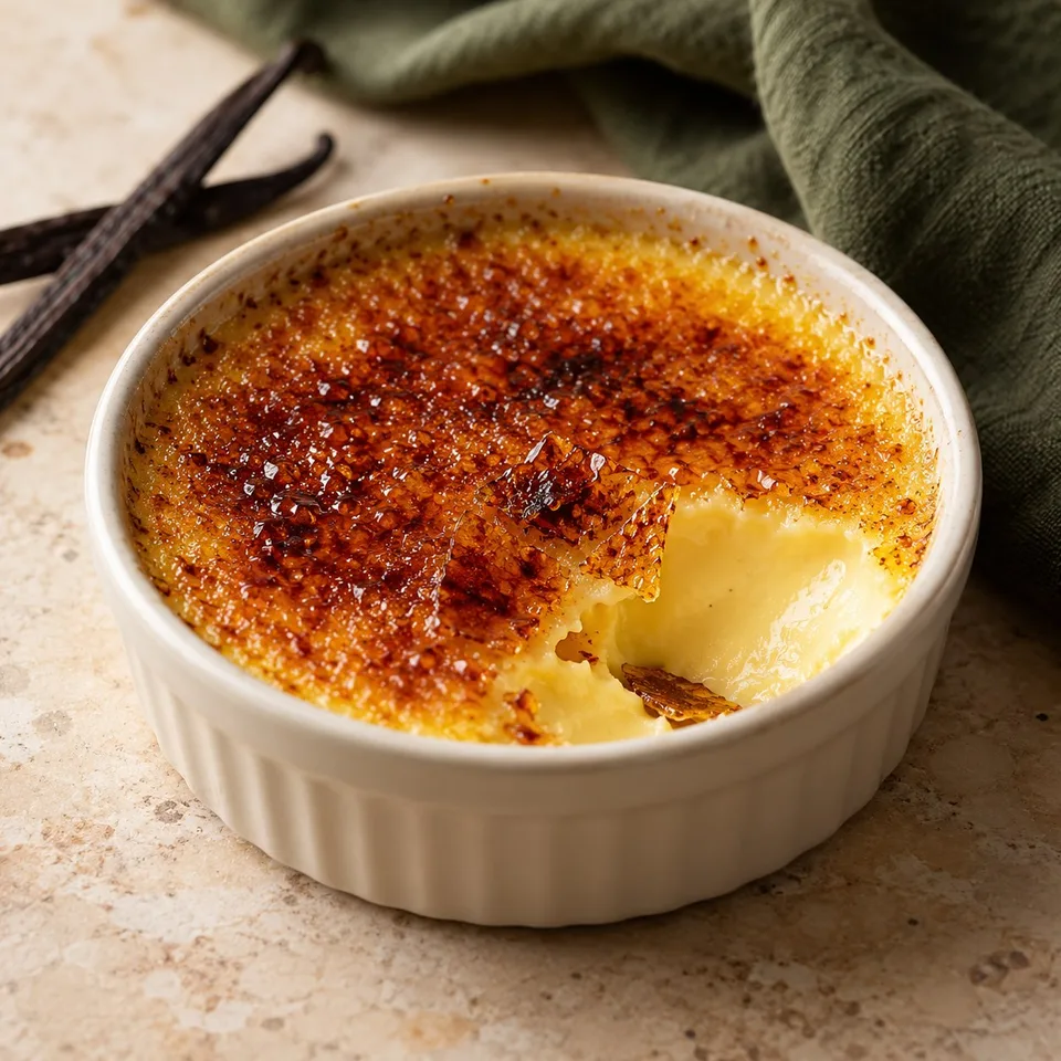 Ilustración de Crème brûlée