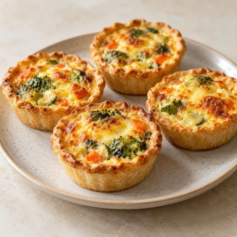 Ilustración de Mini quiches