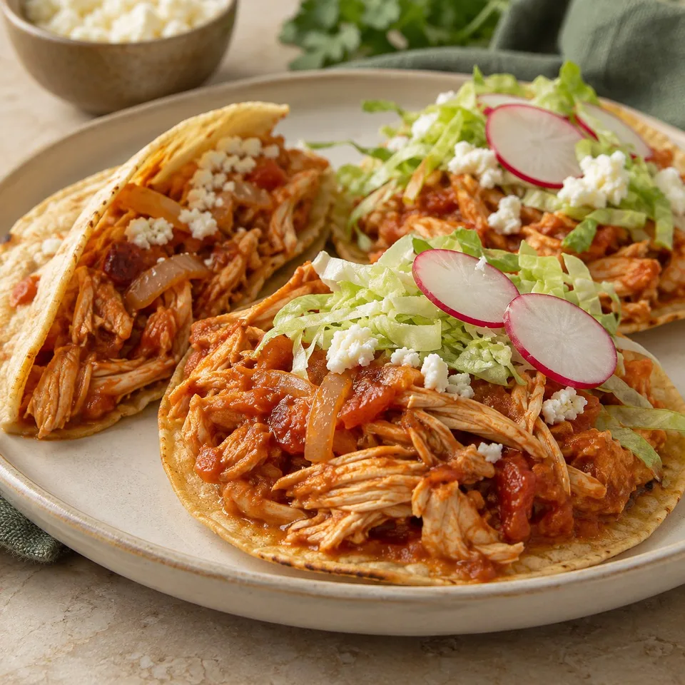 Ilustración de Tinga de pollo