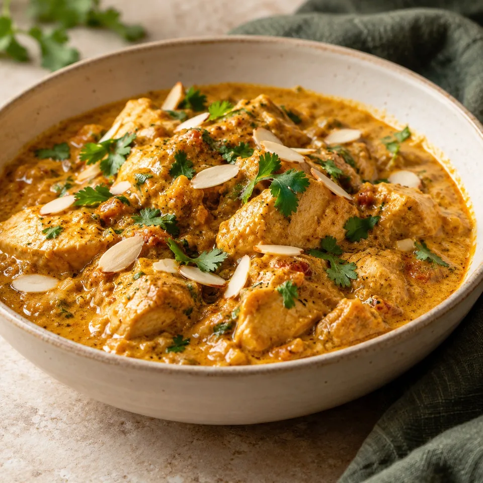 Ilustración de Pollo korma